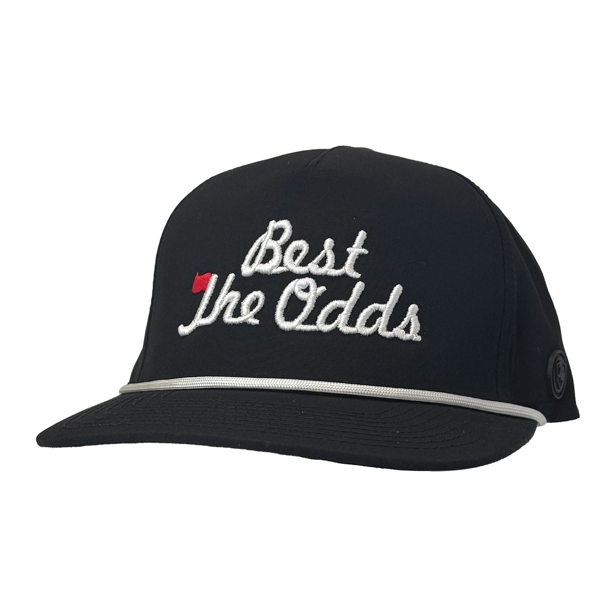 Paddock Golf Best The Odds Hat Black Front