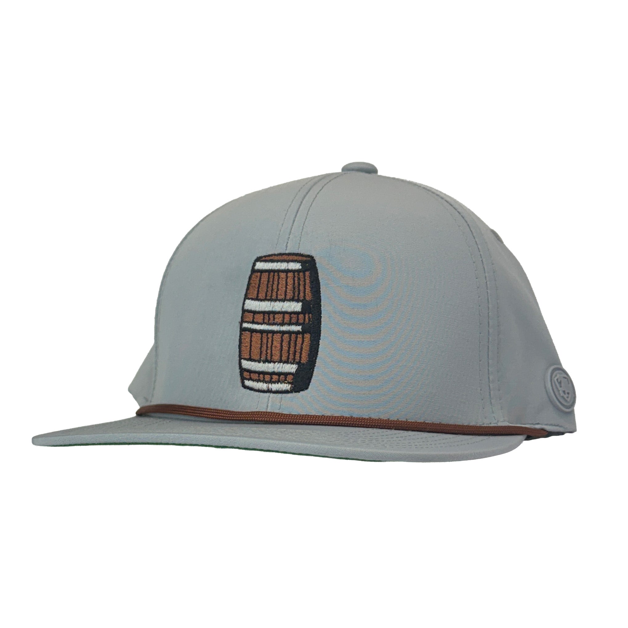 Paddock Golf Bourbon Barrel Hat Gray Front