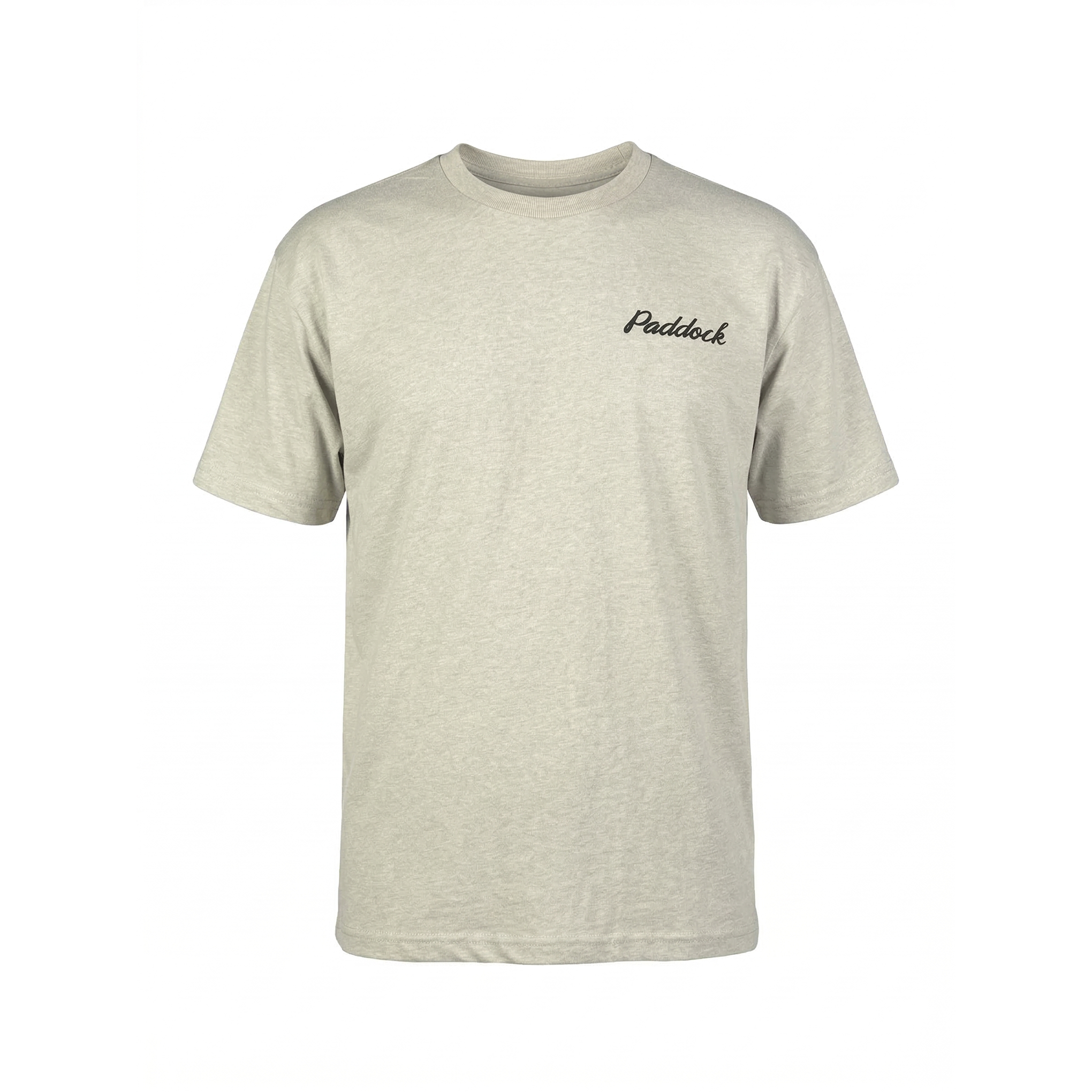 Paddock Golf Buckets Tshirt Sand Front