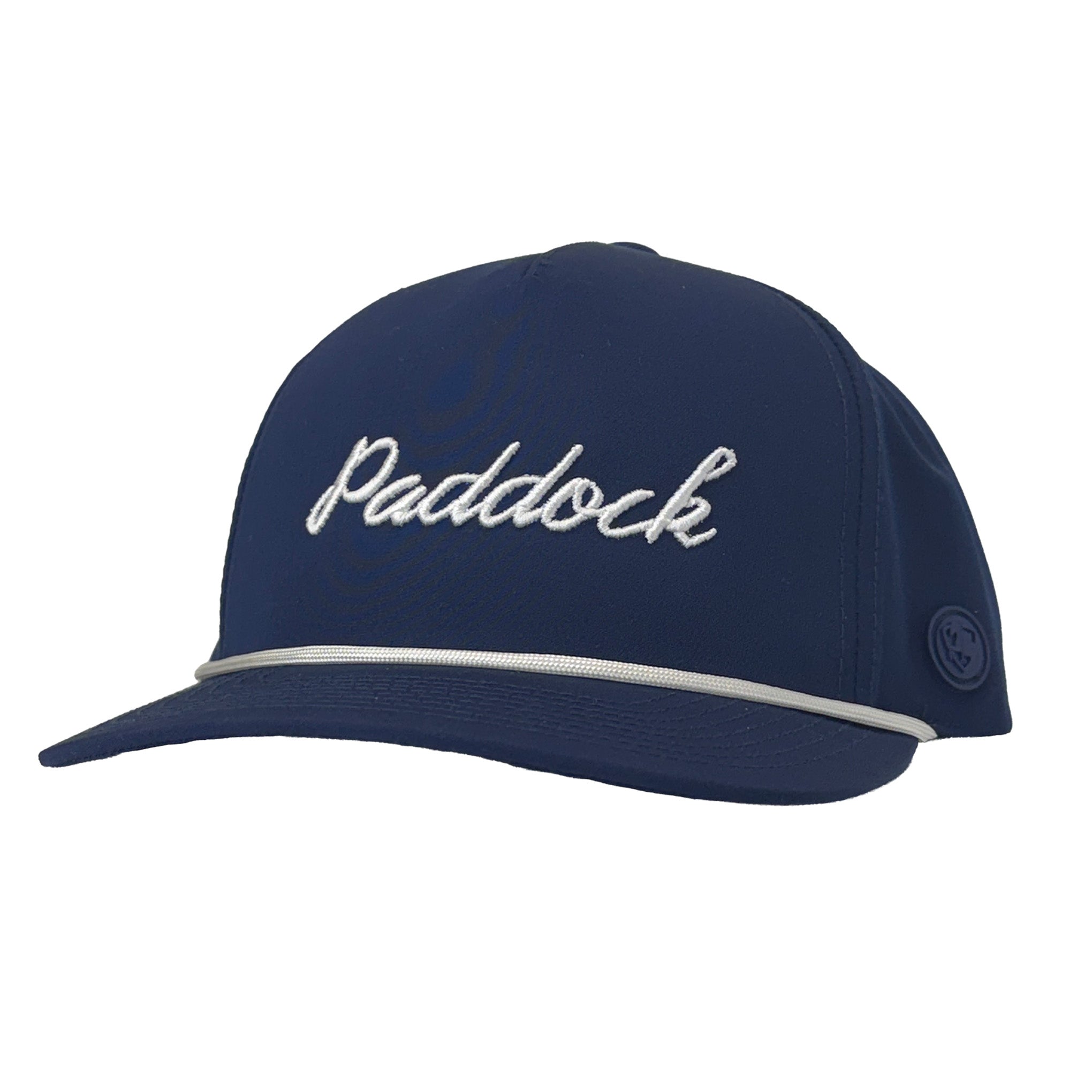 Paddock Golf Paddock Script Hat Blue Front