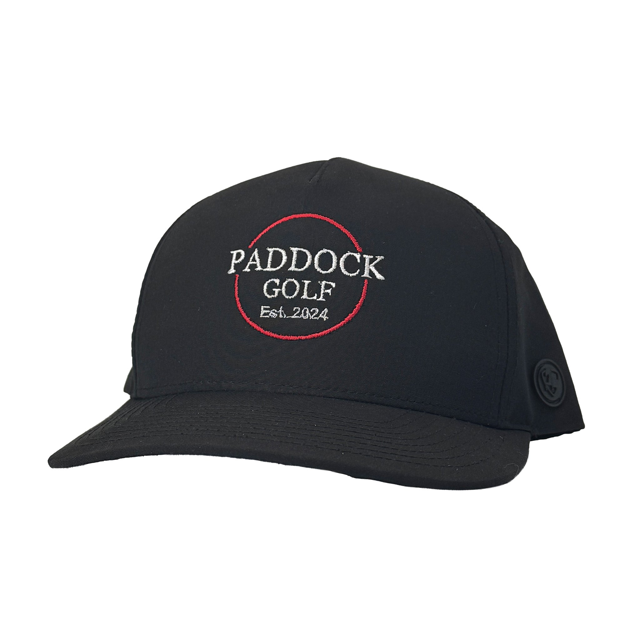 Paddock Golf Established Hat Black Front