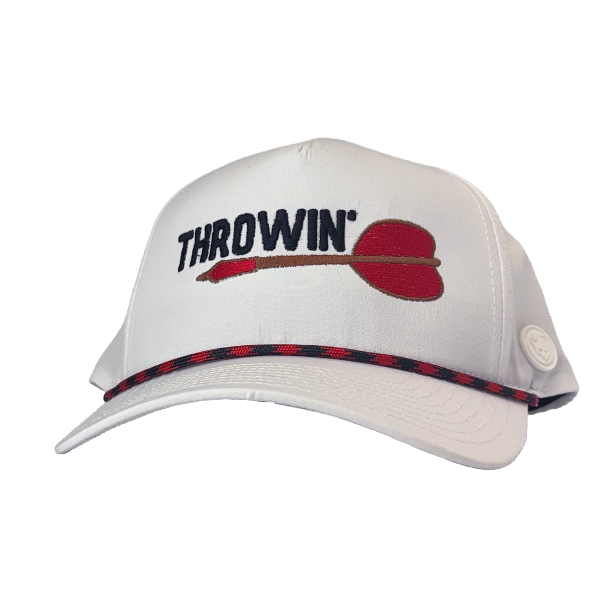 Paddock Golf Throwin' Darts Hat White Front